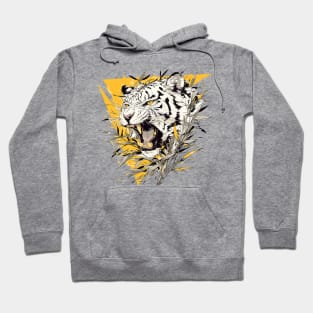 white tiger Hoodie